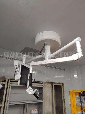 Martin Ceiling Anesthesia Arm and colum gas/electric - Deinstalled by OEM - 2