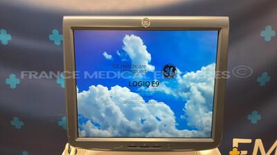 GE Ultrasound Logiq E9 R2 - YOM 2009 - S/W Options not available - S/W 2.0.5 w/GE Probe 11L-D - YOM 2015 and GE Probe IC5-9-D - YOM 2019 and GE Probe C1-5-D - YOM 2016 (Powers up)</p> - 4