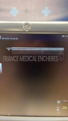 GE Ultrasound Logiq E9 R2 - YOM 2009 - S/W Options not available - S/W 2.0.5 w/GE Probe 11L-D - YOM 2015 and GE Probe IC5-9-D - YOM 2019 and GE Probe C1-5-D - YOM 2016 (Powers up)</p> - 7