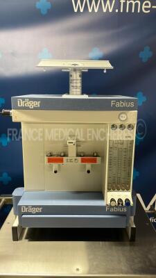 Lot of 2 x Drager Ventilators Fabius - YOM 2008 (Both power up) - 2