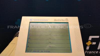 Lot of 2 x Nihon Kohden ECG-9132K - YOM 2006 - S/w 02.05 (Both power up) - 3