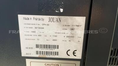 Lot of 2x Jouan Centrifuge GR 422 - Both no power - 6