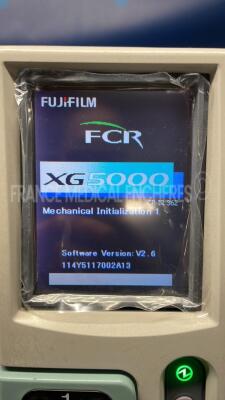 Fujifilm Computed Radiography Reader Digitizer FCR XG5000 - YOM 2004 - S/W V2.6 missing Workstation (Powers up) - 2