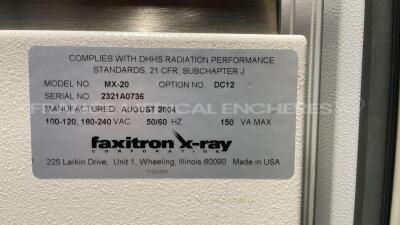 Faxitron X--Ray Radiography System MX-20 - YOM 2004 w/ Workstation and Faxitron Software (Powers up) - 9