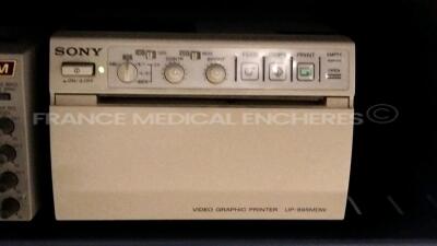 GE Ultrasound Voluson 730 Expert - YOM 04/2006 - S/W 1.3.1.1.0.11 - Options real time - DICOM - vocal 2- SRI 2 - VCI - B-flow - STIC - XTD TD - contrast - w/ RIC5-9H probe YOM 2006 - 4C- A probe YOM 2006 - Sony video graphic printer UP-895MDW (Powers up) - 7