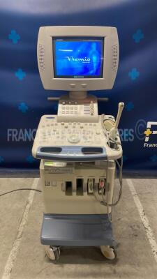 Toshiba Ultrasound Nemio w/ Toshiba Probe PVM-651VT - YOM 2010 and Toshiba PVM-375AT - YOM 2014 and Sony Video Graphic Printer UP-895CE (Powers up)