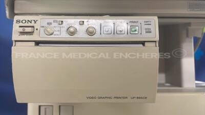 Toshiba Ultrasound Nemio w/ Toshiba Probe PVM-651VT - YOM 2010 and Toshiba PVM-375AT - YOM 2014 and Sony Video Graphic Printer UP-895CE (Powers up) - 6