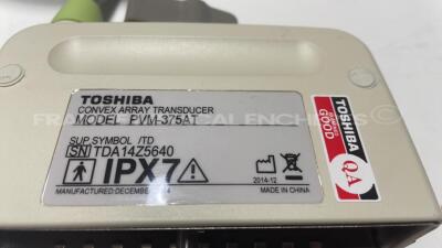 Toshiba Ultrasound Nemio w/ Toshiba Probe PVM-651VT - YOM 2010 and Toshiba PVM-375AT - YOM 2014 and Sony Video Graphic Printer UP-895CE (Powers up) - 18