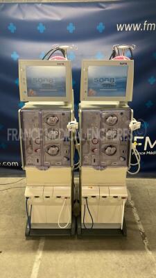 Lot of 2x Fresenius Dialysis Cordiax 5008 - YOM 2011 - S/W 4.63 - Count 16556h and 14152h (Both power up)