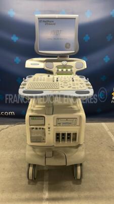 GE Ultrasound Vivid 7 Dimension - YOM 2008 - S/W 7.1.2 - Option - DICOM Media w/ Sony Digital Graphic Printer UP-D897 (Powers up)