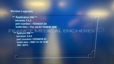 GE Ultrasound Vivid 7 Dimension - YOM 2008 - S/W 7.1.2 - Option - DICOM Media w/ Sony Digital Graphic Printer UP-D897 (Powers up) - 11