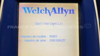 Lot of 2 x Welch Allyn Vital Signs Monitors Spot Vital Signs LXI (All power up) - 5