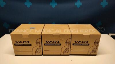 Lot of 3 New Vadi Respiratory Humidifiers VH-1500