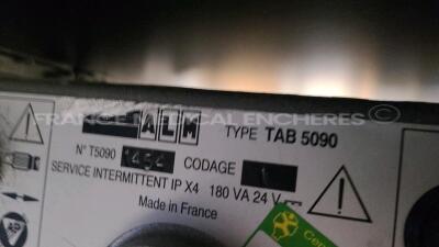 Alm Operating Table TAB 5090 - untested due to the missing power supply - 7