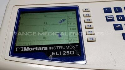 Lot of 2 x Mortara EKG Eli 250 - no power cables (Only one powers up) - 3