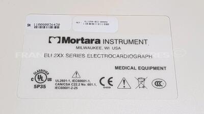 Lot of 2 x Mortara EKG Eli 250 - no power cables (Only one powers up) - 7