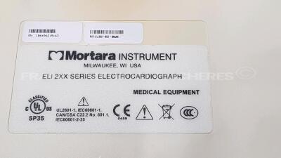 Lot of 2 x Mortara EKG Eli 250 - no power cables (Only one powers up) - 8