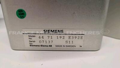 Lot of 2 Siemens Vaporizers Sevoflurane 6471192 - 5