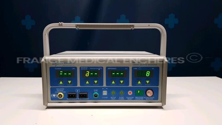 Irvine Biomedical Cardiac Ablation Generator IBI-1500T11 - YOM 2008 - S/W version V3.00 - Numeric display issue in the power screen (Powers up)