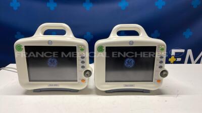Lot of 2x GE Patient Monitors Dash 3000 - YOM 2011 and 2012 (Both power up)