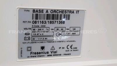 Lot of 6 x Fresenius Base A Orchestra IT (All power up) - 6