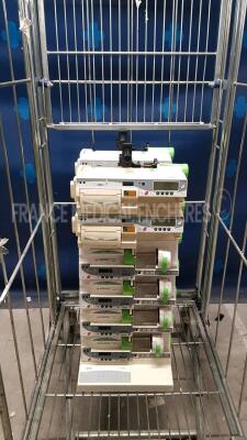 Lot of 3 x Fresenius Base A Orchestra IT and 18 x Fresenius Modules including 11 x DPS Orchestra IT - 4 x MVP PT NL - 2 x MVP Plus MS IT - 1 x DPS IT - untested - 2