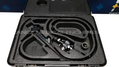 Olympus Gastroscope GIF N180 -Engineer's Report Optical System - sratch on the lens dot on image - Channels No Fault Found - Angulation No fault Found - Bending Section No Fault Found - Insertion Tube No Fault Found - Light Transmission No Fault Foun
