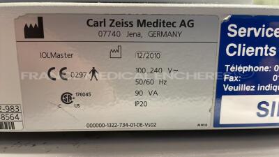 Zeiss Biometer IOL Master 500 - YOM 2010 with table (Powers up) - 8