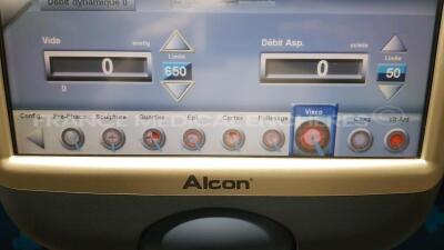 Alcon Phacoelmusifier Infiniti - 03/2011 - S/W 02.06 - w/ footswitch - remote control to be repaired (Powers up) - 8