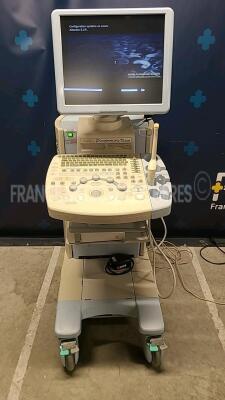 Hitachi Ultrasound EUB-7500 Plateforme Hi-Vision -w/ EUP-53W probe - Mitsubishi printer P91 (Powers up)
