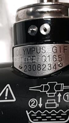 Olympus Gastroscope Evis Exera 2 GIF Q165 Engineer's Report Optical System - no Fault Found - Channels No Fault Found - Angulation No fault Found - Bending Section No Fault Found - Insertion Tube no fault found - Light Transmission no fault found - - 6