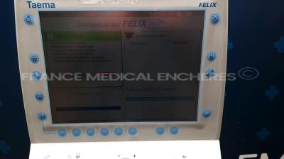 Taema Anesthesia Ventilator Felix - S/W 7.123 - Count 34948h (Powers up) - 4