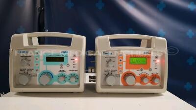 Lot of 2 x Taema Transport Ventilators Osiris2/3 (Both power up)