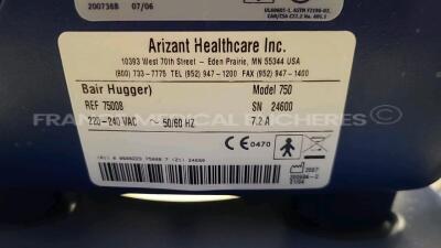 Lot 3 x Arizant Patient Warming Units Bair Hugger 750 - YOM 2007 (All power up) - 6