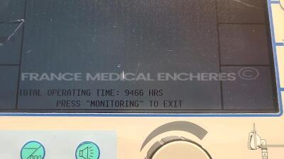 Lot of 2 x Respironics Ventilator Support System BIPAP Vision - count 9690/9466 hours (Both power up) - 5