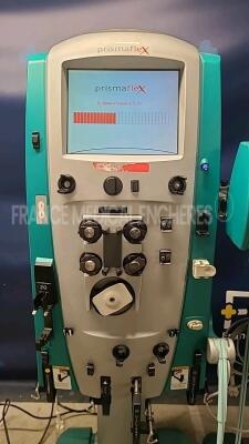 Lot of Gambro Dialysis Prismaflex - YOM 2005/2007 - S/W 7.21 - count 18418/17177 hours (Both power up) - 5