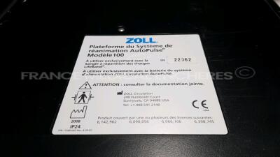 Zoll Resuscitation Chest Compression System Autopulse Model 100 - not tested due to missing battery - 5