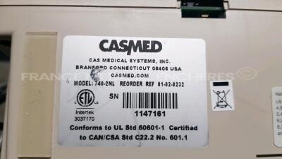 Lot of 3 x Casmed Vital Signs Monitors 740-2NL (All power up) - 11