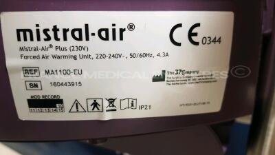 Lot of 5 x Surgical Company Patient Warming Units Mistral Air - YOM 2015 to 2018 (All power up) - 11