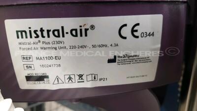 Lot of 5 x Surgical Company Patient Warming Units Mistral Air - YOM 2015 to 2018 (All power up) - 12