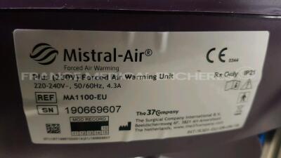 Lot of 5 x Surgical Company Patient Warming Units Mistral Air - YOM 2015 to 2018 (All power up) - 15