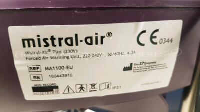 Lot of 5 x Surgical Company Patient Warming Units Mistral Air - YOM 2015 to 2018 (All power up) - 8