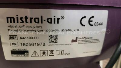 Lot of 5 x Surgical Company Patient Warming Units Mistral Air - YOM 2015 to 2018 (All power up) - 10