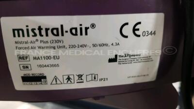 Lot of 5 x Surgical Company Patient Warming Units Mistral Air - YOM 2015 to 2018 (All power up) - 5