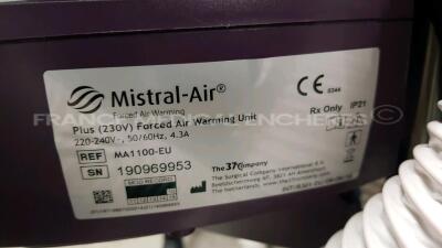 Lot of 5 x Surgical Company Patient Warming Units Mistral Air - YOM 2015 to 2018 (All power up) - 6