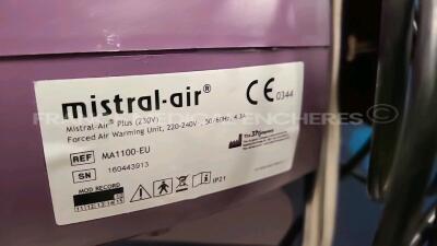 Lot of 5 x Surgical Company Patient Warming Units Mistral Air - YOM 2015 to 2018 (All power up) - 8