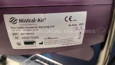 Lot of 5 x Surgical Company Patient Warming Units Mistral Air - YOM 2015 to 2018 (All power up) - 6