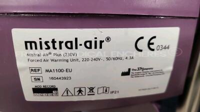 Lot of 5 x Surgical Company Patient Warming Units Mistral Air - YOM 2015 to 2018 (All power up) - 9