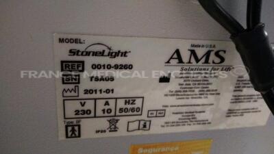 Laser AMS stonelight YOM 2011 with foot switch and glasses (Powers up) - 11