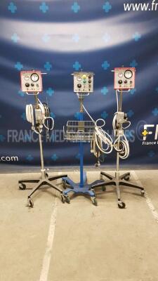 Lot of 3 Percussionnaire Intrapulmonary Ventilators including 2 x IPV-1C YOM 2005/ 2007 and 1 x IPV-2C